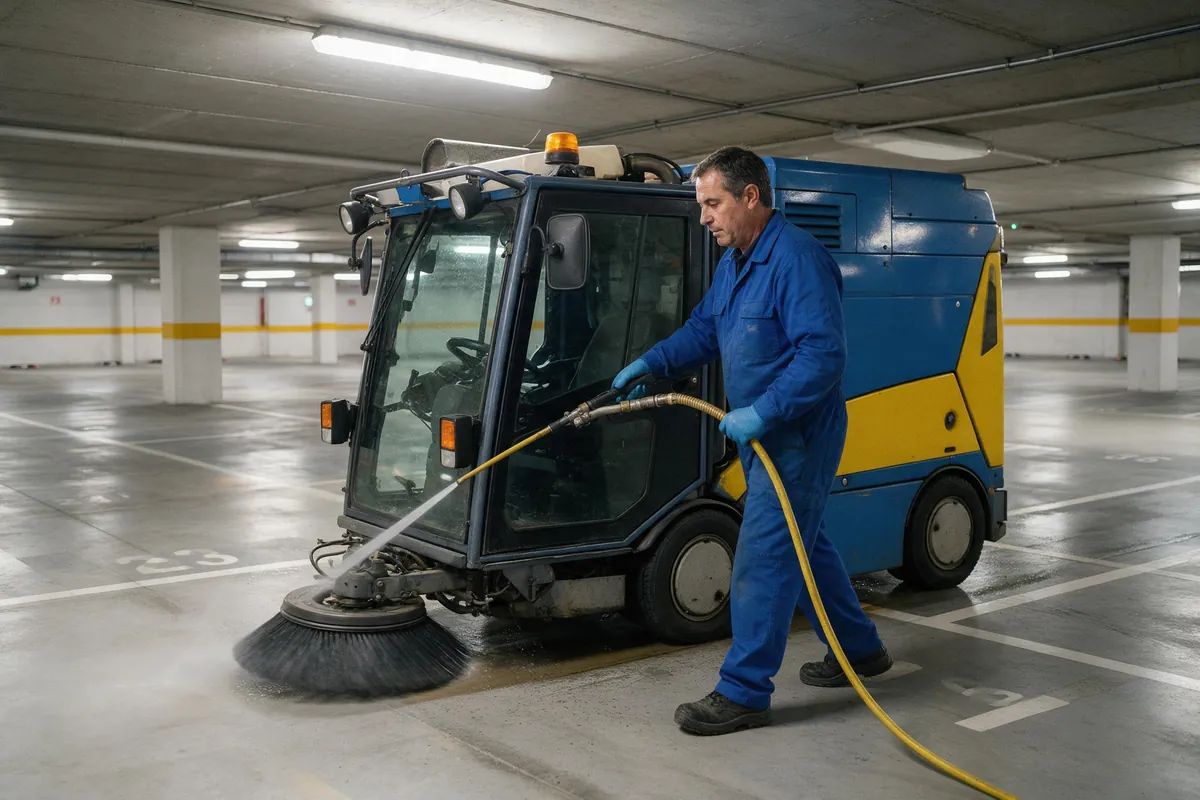 Limpieza de garajes y parkings en Paterna